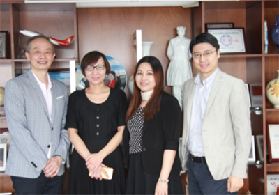 香港中文大学代表团到访深圳市美邦运通实业有限公司
